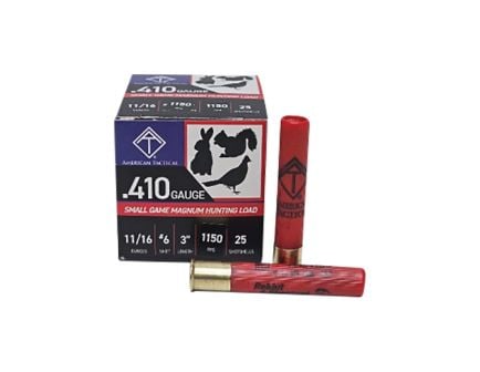 ATI Target Load .410 Gauge 3" #6 1-1/16oz Target Load, 25rds