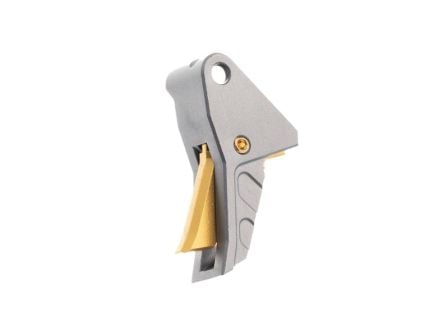 Tyrant Designs CNC I.T.T.S Straight Blade Trigger, Gold/Black