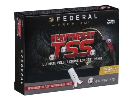 Federal Heavyweight TSS 12 ga 3.5" 2.5 oz. #8,10 Shot, 5 Shotshells - PTSSX195F 810