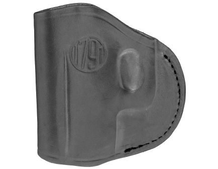 1791 2 Way Right Hand IWB Holster, Size 4 Stealth Black Leather - 2WH4SBLR