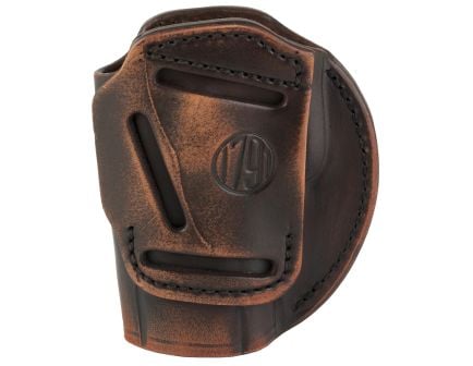 1791 3 Way OWB Ambidextrous Holster, Size 6 Leather Brown - 3WH6VTGA