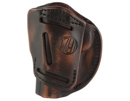 1791 4 Way Size 1 IWB/OWB Holster, fits Slim 3"-4" Pistols, Vintage Leather, Right Hand - 4WH1VTGR