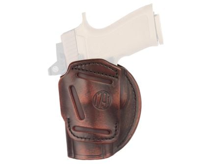 1791 4 Way Right Hand IWB/OWB Holster, Size 6 Brown Leather  - 4WH6VTGR