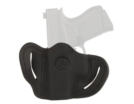 1791 BHC OWB Belt Holster, fits Optic Ready Sub-Compact Pistols, Black Leather, Right Hand