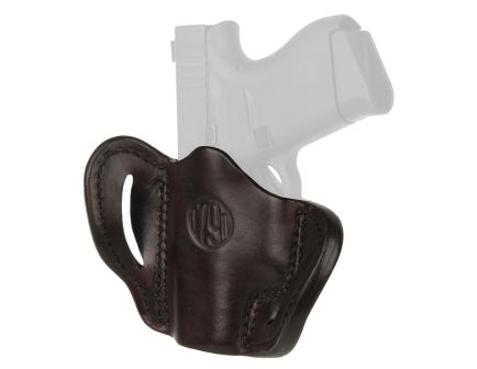 1791 BHC OWB Belt Holster, fits Optic Ready Sub-Compact Pistols, Brown Leather, Right Hand