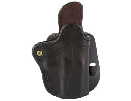 1791 Gunleather PDH2.3 OWB Optic Ready Right Hand Paddle Holster Size 2.3, Signature Brown - ORPDH23SBRR