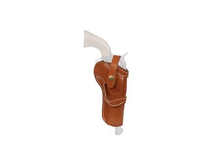 1791 Single Action Revolver Holster, OWB, fits 6.5" Barrels and Shorter, Vintage Brown Leather