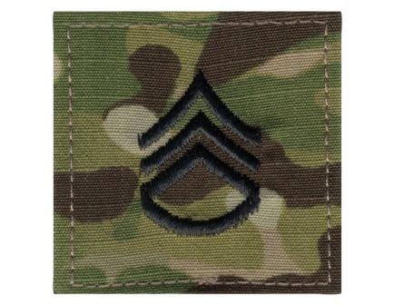 Rothco Official U.S. Made Embroidered Rank Insignia Staff Sergeant Patch