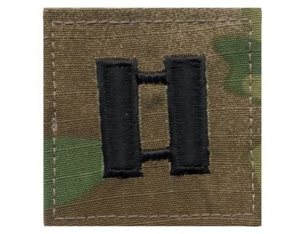 Rothco Official U.S. Made Embroidered Rank Insignia - Captain Insignia, Scorpion Ocp Camo