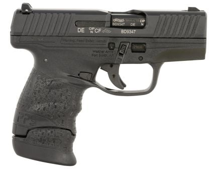 Walther Arms PPS M2 Carry Frame 3.20" 9mm Luger 8rd Pistol, Black Polymer Frame - 28902532
