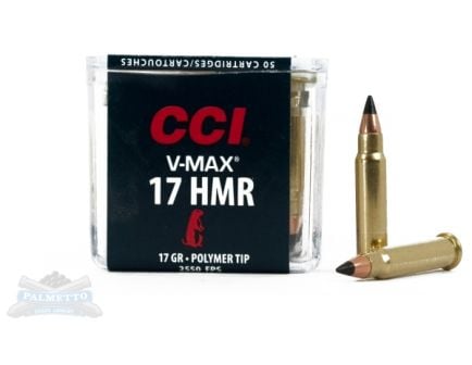 CCI .17 HMR 17gr V-Max Ammunition 50rds - 0049