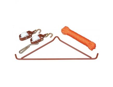 Allen Carbon Steel Gambrel and Hoist, 440 lbs