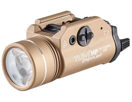 Streamlight TLR-1 HP Aluminum Rail Mount 1000 Lumens, FDE - 59151