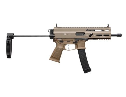 Grand Power Stribog SP9A3 8" 9mm Sub Pistol PDW Tailhook Brace FDE