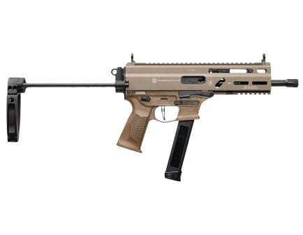 Grand Power Stribog SP9A3G 8" 9mm Sub Pistol PDW Tailhook Brace FDE