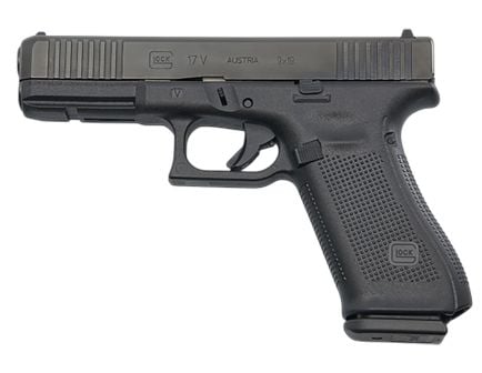 Glock 17 V 4.49" 9mm (3)10rd Pistol w/ FS, Black - PV1750201