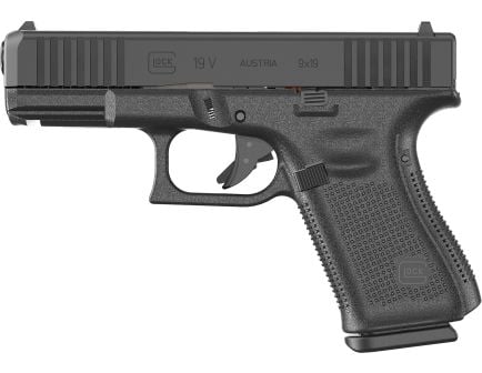 Glock 19 V 4.02" 9mm (3)10rd Pistol w/ FS, Black - PV1950201