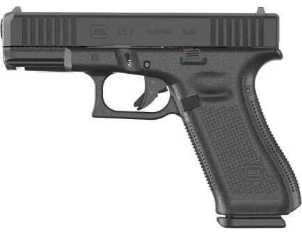 Glock 45 V 4.02" 9mm (3)17rd Pistol w/ FS, Black - PV4550203