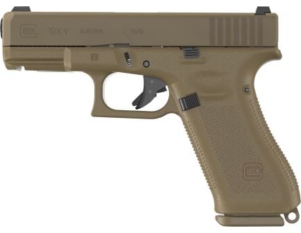 Glock 19X V 4.02" 9mm 4.02 GNS 17rd/19rd Pistol, FDE - UV1950703X