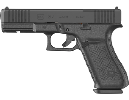 Glock 21 V MOS 4.61" .45 ACP OR FS Rail (3)13rd Pistol, Black - UV2150203MOS