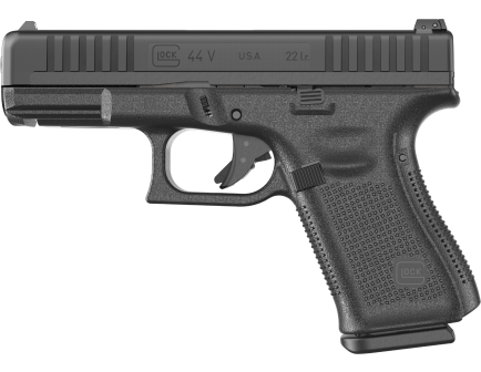 Glock 44 V 4.02" .22LR (2)10rd Pistol w/ Adj Sights, Black - UV4450101
