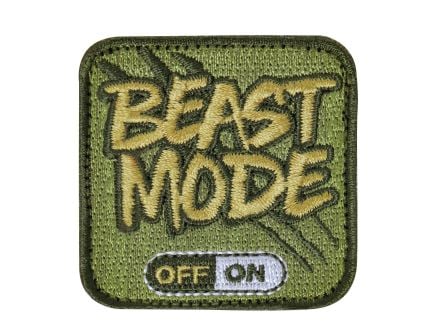 Rothco Beast Mode Patch With Hook Back