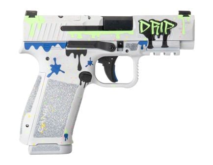 Canik Pistol METE MC9LS Signature Series Drip White 3.64" 9mm 17rd OR Pistol - HG7896DRW-N