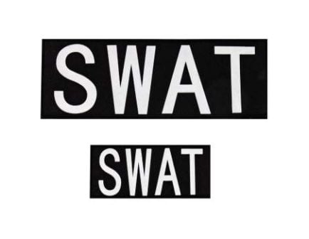 Rothco Swat Patch With Hook Back - Set 1 Small 1 Large