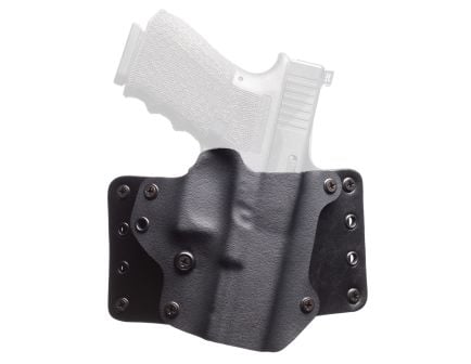 BlackPoint Tactical Leather Wing FN America FN Reflex OWB Holster RH - Black Kydex/Leather Blend for Durability - 156555