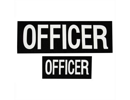 Rothco Officer Patch With Hook Back - Set 1 Small 1 Large