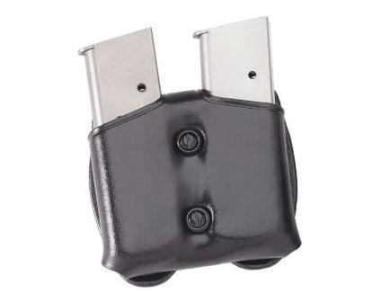 Galco Taurus PT140 Cowhide Leather Double Magazine Carrier, Black - CDM22B