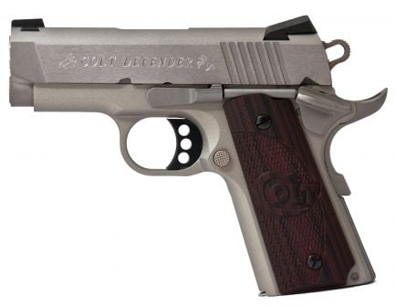 Colt Defender 45 ACP Pistol | Brushed Stainless