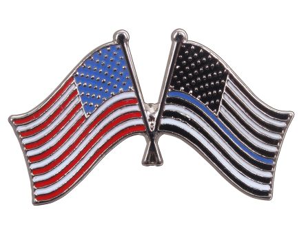 Rothco Thin Blue Line Us Flag Pin