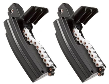 Sig Sauer 16 Round .177 Pellet P250/P226 Air Pistol Rotary Pellet Clip Airgun Magazine, Black, 2/pack - AMPC-177-16