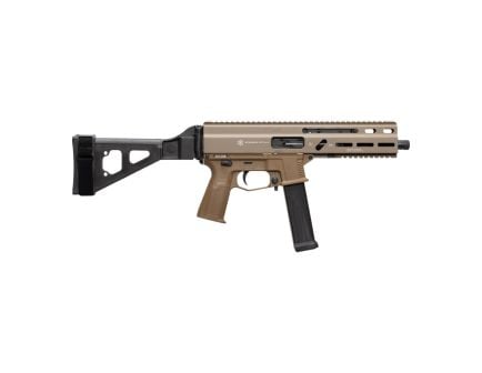 Grand Power Stribog SP10A3 10mm 8" Sub Pistol SBT Brace FDE