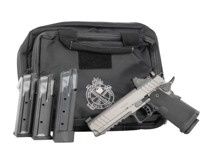 Springfield Prodigy Double Stack 1911 Bundle 5" 9mm (3)17rd/(1)20rd Pistol, Tung/Black With Viridian RFX11 Green Dot Optic and Bag - PH9119AOSBT-PAC