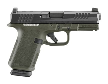 Ruger RXM 4" 9mm (2)15rd Handgun, ODG Poly Frame w/ Front Night Sight - 19427