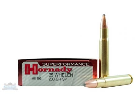 Hornady 35 Whelen 200gr SP Superformance Ammo 20rds- - -81193