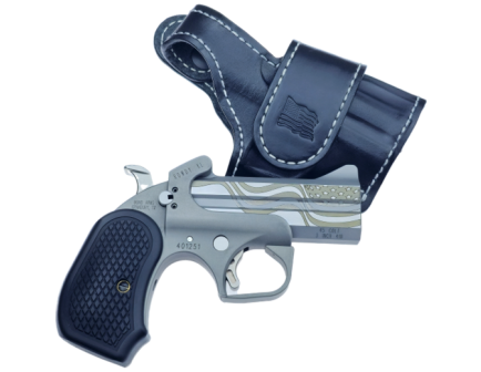 Bond Arms Rowdy XL Flag 410 Bore | 45 Colt Derringer 3.5" 2 Rd, Stainless/Silver