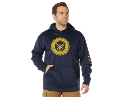 Rothco Navy Emblem Pullover Hooded Sweatshirt