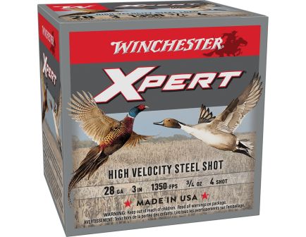 Winchester Expert Pheasant 28 Gauge 3" #4 3/4 oz 25rds Shotshell - Ideal for Pheasant Hunting - WEXP2834