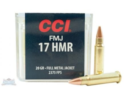 CCI .17 HMR 20gr FMJ Ammunition 50rds - 0055