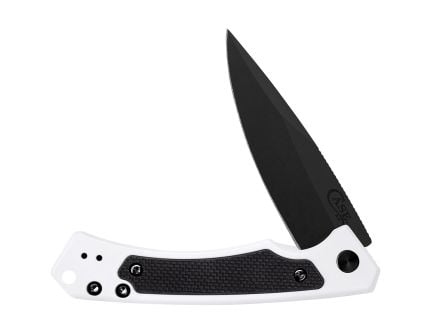 Case Marilla Folding Knife Drop Point Black/White - Durable, Lightweight and Reliable Handle - 10789