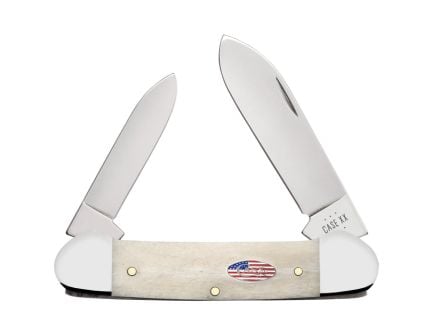 Case Canoe Folding Knife Spear/Pen Natural - Durable, Lightweight and Reliable Handle - 14092