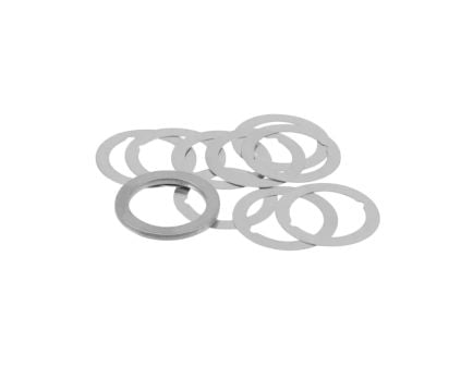 Dead Air Muzzle Device Shim Kit 1/2-28, Silver