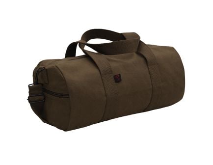 Rothco Canvas Shoulder Duffle Bag - Earth Brown, 24 In