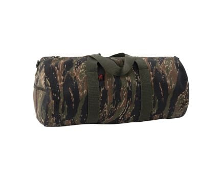 Rothco Canvas Shoulder Duffle Bag - Tiger Stripe Camo, 24 In
