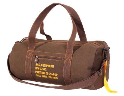 Rothco Canvas Equipment Bag - Earth Brown, 19 In