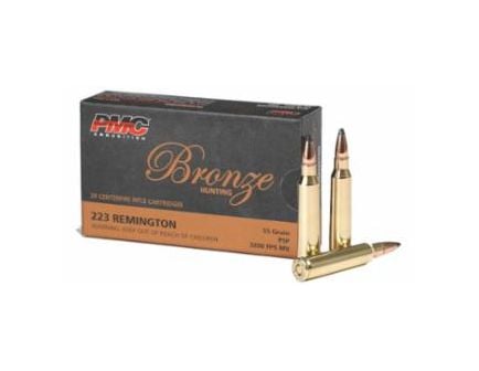 PMC Bronze .223 Rem Ammo 55 Grain SP 20rds - 223SP
