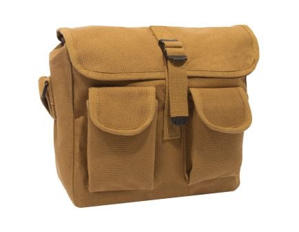 Rothco Canvas Ammo Shoulder Bag - Coyote Brown